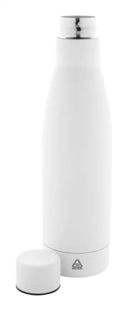 Rubbar butelka ze stali nierdzewnej z recyklingu - biały (NAD-AP808163-01)