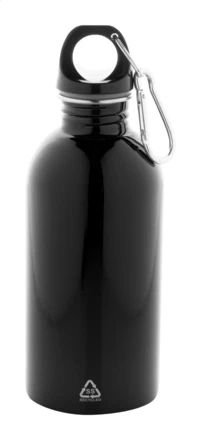 Ressuto butelka z ze stali nierdzewnej z recyklingu - czarny (NAD-AP808228-10)