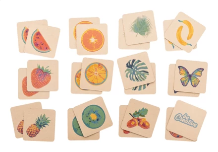 Minimor Eco Creative personalizowana gra memory - naturalny (NAD-AP716862)