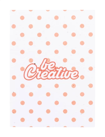 CreaNote A6 Seed niestandardowy notatnik z papieru nasiennego - biały (NAD-AP716880)