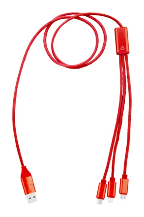Ralong kabel USB do ładowania - czerwony (NAD-AP864059-05)