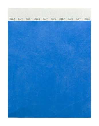 Wristvek opaski na rękę tyvek (10 szt.) - niebieski (NAD-AP717018-06)