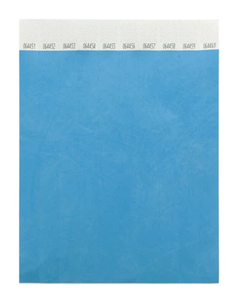 Wristvek opaski na rękę tyvek (10 szt.) - jasno niebieski (NAD-AP717018-06V)