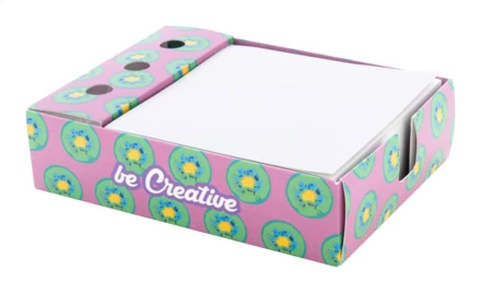 Nolty uchwyt na długopis z notatnikiem / karteczki - biały (NAD-AP716856)