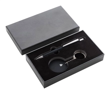 Miroset zestaw długopis i brelok - czarny (NAD-AP808181-10)