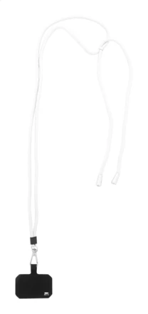 Corphon smycz RPET z uchwytem na telefon - biały (NAD-AP800596-01)