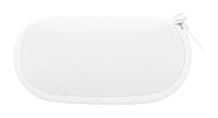 PrintSun Zip personalizowane etui na okulary przeciwsłoneczne RPET - biały (NAD-AP716780-01)