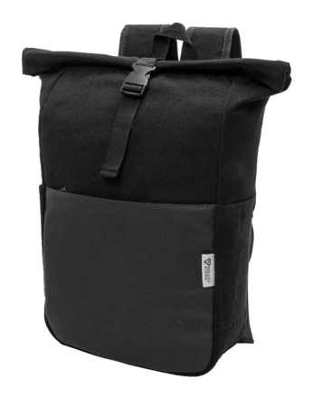 Blakkan Back plecak z recyklingowanego płótna - czarny (NAD-AP800132-10)
