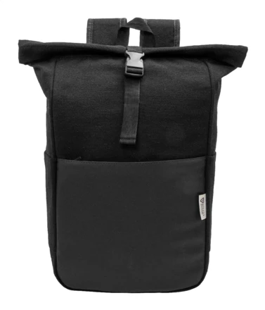 Blakkan Back plecak z recyklingowanego płótna - czarny (NAD-AP800132-10)