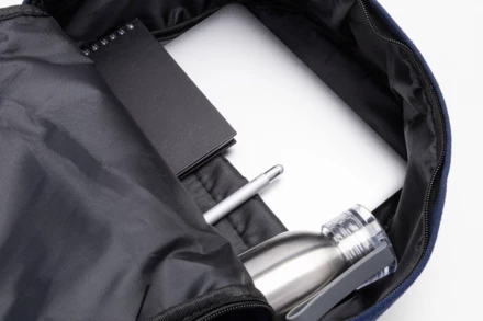 Recabak plecak z recyklingowanego płótna - niebieski (NAD-AP800128-06)