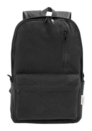 Recabak plecak z recyklingowanego płótna - czarny (NAD-AP800128-10)