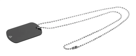 Delta Naszyjnik z identyfikatorem / nieśmiertelnik - czarny (NAD-AP800090-10)