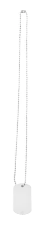 Delta Naszyjnik z identyfikatorem / nieśmiertelnik - srebrny (NAD-AP800090-21)