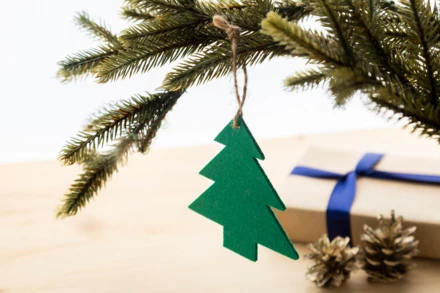 Joulox Ozdoba choinkowa RPET, choinka świąteczna - zielony (NAD-AP800201-B)