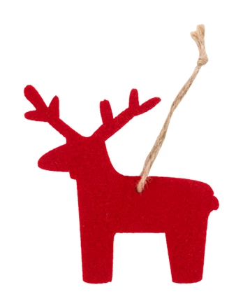 Joulox Ozdoba choinkowa RPET, renifer - czerwony (NAD-AP800201-C)