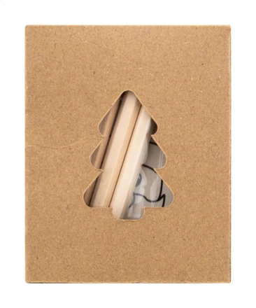 Oppland Ozdoby choinkowe do kolorowania - naturalny (NAD-AP800034)