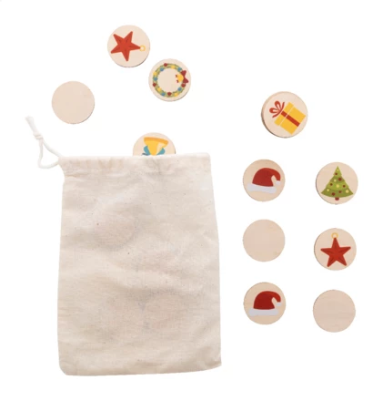 Junoppi Świąteczna gra memory - naturalny (NAD-AP716919)