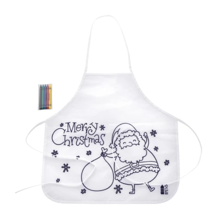 Julfar Cook Fartuch do kolorowania - biały (NAD-AP800040)