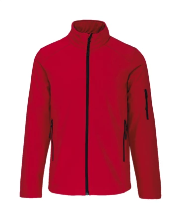 KA401 3-warstwowy softshell - czerwony (NAD-AP59042-05_XL)