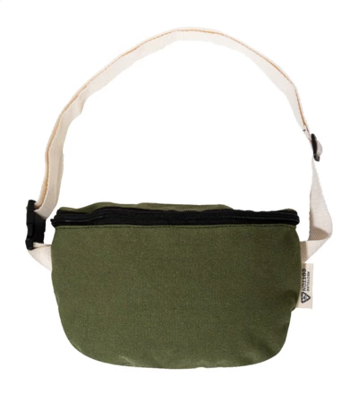 Rekan Hip torba biodrowa z recyklingowanego płótna - zielony (NAD-AP800121-07)