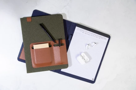 Capudo A4 teczka na dokumenty z płótna pochodzącego z recyklingu - zielony (NAD-AP800179-07)