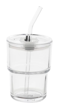 Glassip szklany kubek podróżny - transparentny (NAD-AP800099)