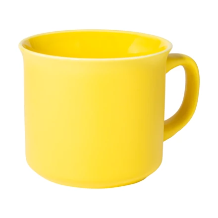 Woodstock Flat matowy kubek vintage - żółty (NAD-AP800118-02)