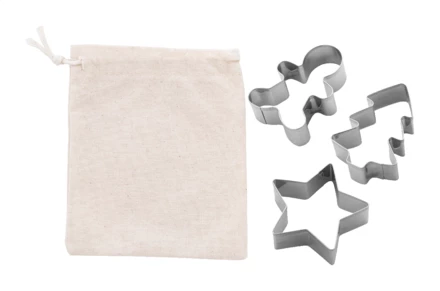 Pepparku Zestaw foremek do ciastek świątecznych - srebrny (NAD-AP800161)