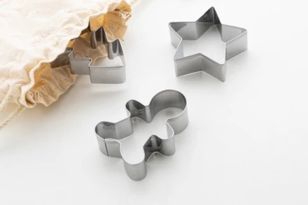 Pepparku Zestaw foremek do ciastek świątecznych - srebrny (NAD-AP800161)