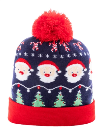 Norrsken Świąteczna czapka zimowa LED, Święty Mikołaj - wielokolorowy (NAD-AP800175-B)