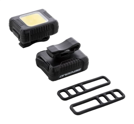 Cobik zestaw lampek rowerowych z możliwością ładowania - czarny (NAD-AP864103-10)