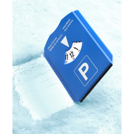 Parking disc and ice scraper with tokens (NAX-V8713-11)