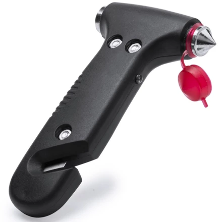 Młotek bezpieczeństwa, przecinak do pasów, latarka 1 LED (NAX-V8769-03)