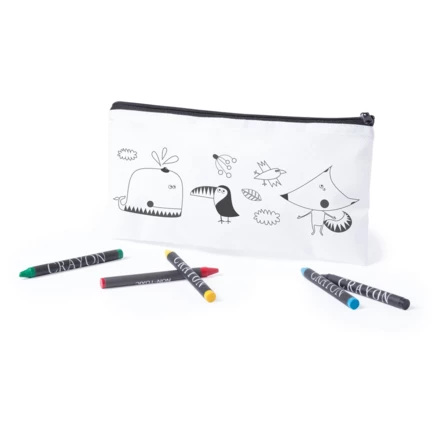 Piórnik do kolorowania, kredki (NAX-V7873-02)