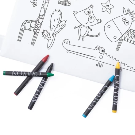 Worek ze sznurkiem do kolorowania, kredki (NAX-V7871/A-02)