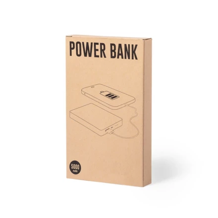 Bambusowy power bank 5000 mAh (NAX-V0355-16)