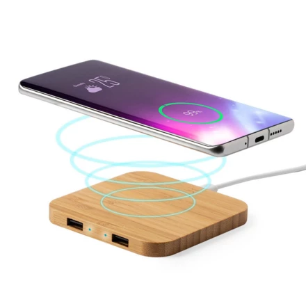 Bamboo wireless charger 10W (NAX-V0358-16)