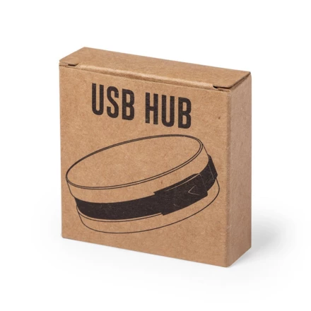 Hub USB 2.0 ze słomy pszenicznej (NAX-V0382-00)