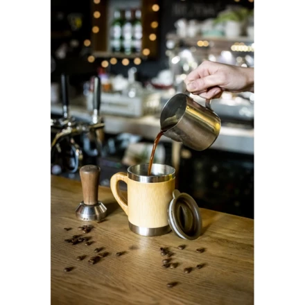 Bambusowy kubek termiczny 300 ml | Kol (NAX-V0846-17)