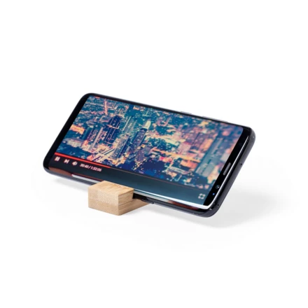 Bambusowy brelok do kluczy, stojak na telefon (NAX-V0964-00)