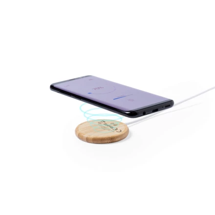 Magnetic bamboo wireless charger 10W (NAX-V0167-00)