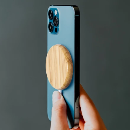 Magnetic bamboo wireless charger 10W (NAX-V0167-00)