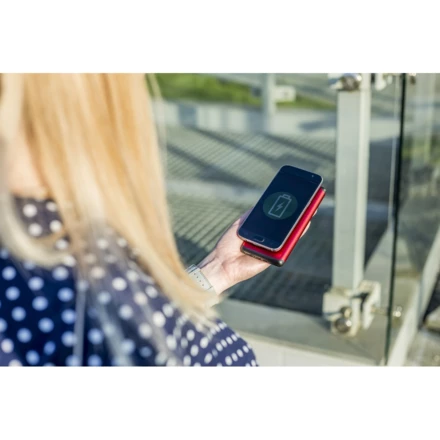 Wireless power bank 10000 mAh Mauro Conti with suction cups, wireless charger 10W | Stef (NAX-V4833-03)