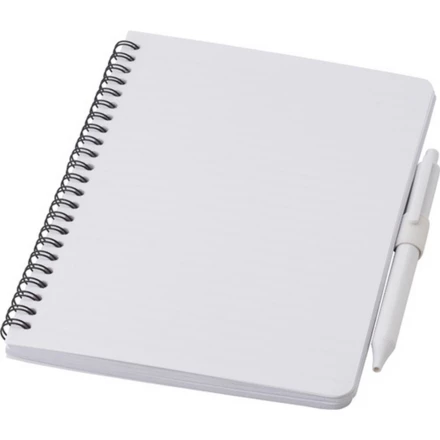 Antibacterial notebook approx. A5 with ball pen (NAX-V0239-02)