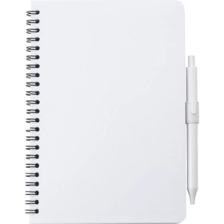 Antibacterial notebook approx. A5 with ball pen (NAX-V0239-02)