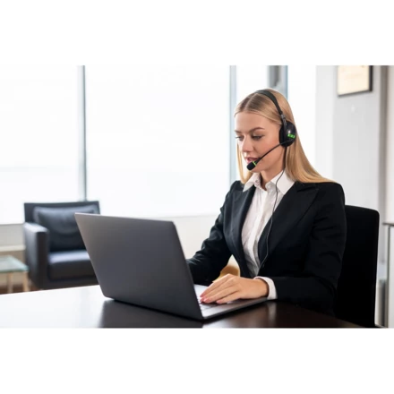 Zestaw słuchawkowy: słuchawki nauszne z mikrofonem | Kaur (NAX-V0169-03)