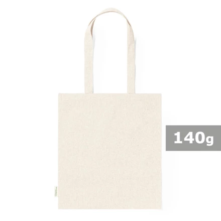 Torba z bawełny z recyklingu na zakupy (NAX-V8270-00)