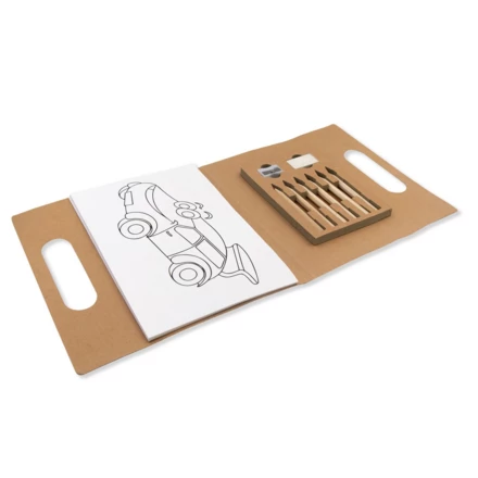 Colouring set, colouring pencils, pencil sharpener, eraser | Legend (NAX-V8435-00)