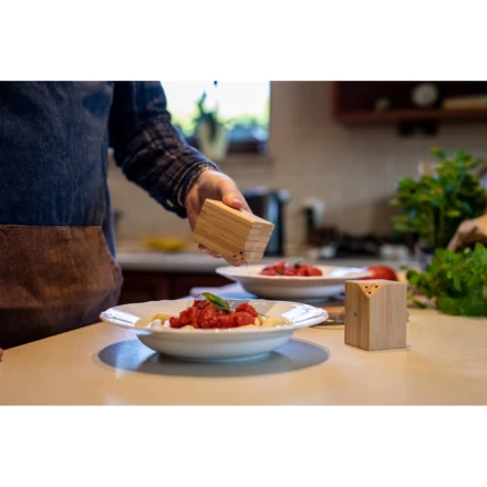 Bambusowy zestaw do soli i pieprzu | Alfred (NAX-V7236-17)