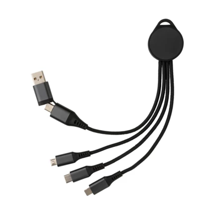 Terra RCS recycled aluminium 6-in-1 charging cable (NAX-P302.672)